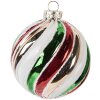 Clayre & Eef 6GL5174 Adorno de Navidad Ø 8x8 cm Multicolor