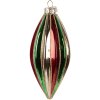 Clayre & Eef 6GL5175 Adorno de Navidad Ø 6x13 cm Multicolor
