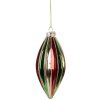 Clayre & Eef 6GL5175 Adorno de Navidad Ø 6x13 cm Multicolor