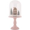 Clayre & Eef 6GL5189 Campana de cristal con decoración LED Ø 17x36 cm