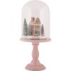 Clayre & Eef 6GL5189 Campana de cristal con decoración LED Ø 17x36 cm