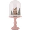 Clayre & Eef 6GL5189 Campana de cristal con decoración LED Ø 17x36 cm