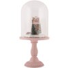 Clayre & Eef 6GL5189 Campana de cristal con decoración LED Ø 17x36 cm