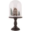 Clayre & Eef 6GL5190 Campana de cristal con decoración LED Ø 17x36 cm