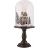 Clayre & Eef 6GL5190 Campana de cristal con decoración LED Ø 17x36 cm