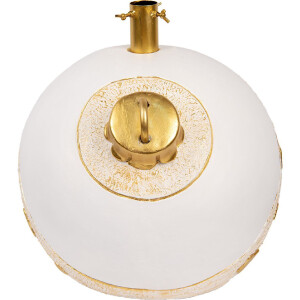 Soporte para árbol de Navidad Clayre & Eef 6MG0105 40x38x38 cm Blanco Dorado