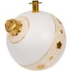 Soporte para árbol de Navidad Clayre & Eef 6MG0105 40x38x38 cm Blanco Dorado