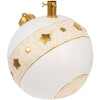 Soporte para árbol de Navidad Clayre & Eef 6MG0105 40x38x38 cm Blanco Dorado