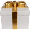 Soporte para árbol de Navidad Clayre & Eef 6MG0106 36x35x33 cm Blanco Dorado