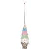 Clayre & Eef 6PR5300 Adorno Colgante Pastel Ø 5x13 cm Multicolor