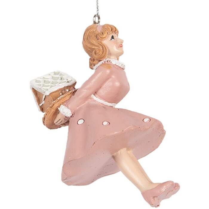 Adorno Ballerina Rosa Clayre & Eef 6PR5304 6x6x10 cm