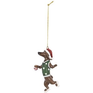 Clayre & Eef 6PR5307 Colgante decorativo Perro...