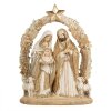 Grupo Navideño Clayre & Eef 6PR5646 19x7x24 cm Beige-Dorado