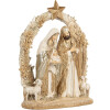 Grupo Navideño Clayre & Eef 6PR5646 19x7x24 cm Beige-Dorado