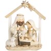 Grupo Navideño Clayre & Eef 6PR5648 10x5x12 cm Beige Dorado