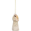 Adorno Navideño Grupo Navideño Clayre & Eef 6PR5649 5x4x11 cm Beige
