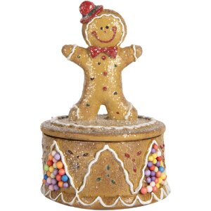 Caja decorativa Clayre & Eef 6PR5650 con Hombre de...