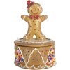 Caja decorativa Clayre & Eef 6PR5650 con Hombre de Jengibre Marrón Ø 7x11 cm