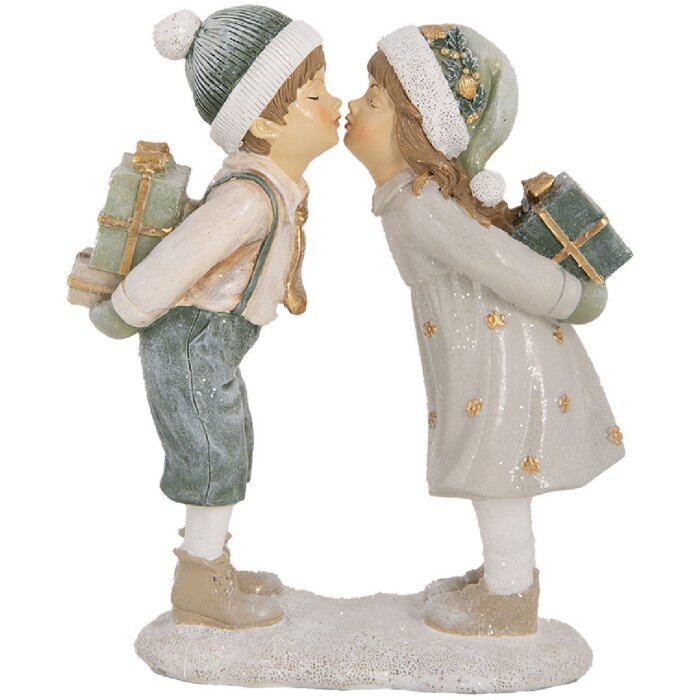 Clayre & Eef 6PR5651 Decoración Infantil 15x6x18 cm Beige Verde