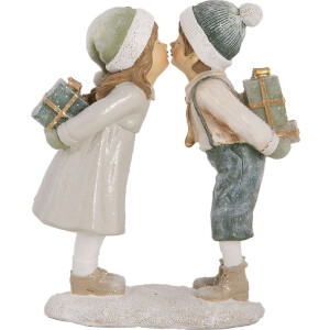 Clayre & Eef 6PR5651 Decoración Infantil 15x6x18 cm Beige Verde