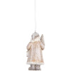 Adorno de Navidad Papá Noel Clayre & Eef 6PR5661 5x4x9 cm Beige/Blanco
