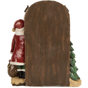 Clayre & Eef 6PR5670 Decoración Papá Noel 18x7x20 cm Rojo Marrón