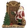 Clayre & Eef 6PR5670 Decoración Papá Noel 18x7x20 cm Rojo Marrón