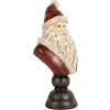 Clayre & Eef 6PR5673 Decoración Busto Papá Noel 11x8x22 cm Rojo y Blanco