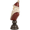 Clayre & Eef 6PR5673 Decoración Busto Papá Noel 11x8x22 cm Rojo y Blanco