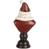 Busto Decorativo de Papá Noel Clayre & Eef 6PR5674 7x5x15 cm Rojo y Blanco