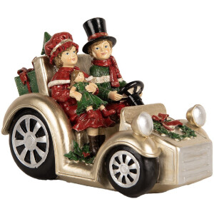 Decoración Niños en Coche Clayre & Eef 6PR5675 22x14x16 cm Dorado
