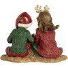 Clayre & Eef 6PR5676 Decoración Infantil Rojo y Verde 14x9x11 cm