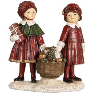 Clayre & Eef 6PR5678 Decoración Infantil Rojo 11x6x12 cm