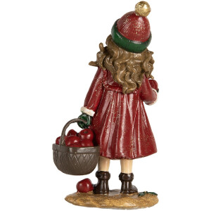 Decoración Niño Clayre & Eef 6PR5680 7x5x13 cm Rojo y Verde