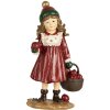 Decoración Niño Clayre & Eef 6PR5680 7x5x13 cm Rojo y Verde