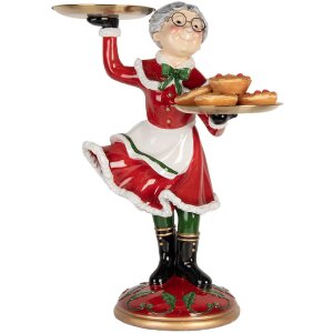 Clayre & Eef 5PR0188 Decoración Señora Claus 47x32x62 cm