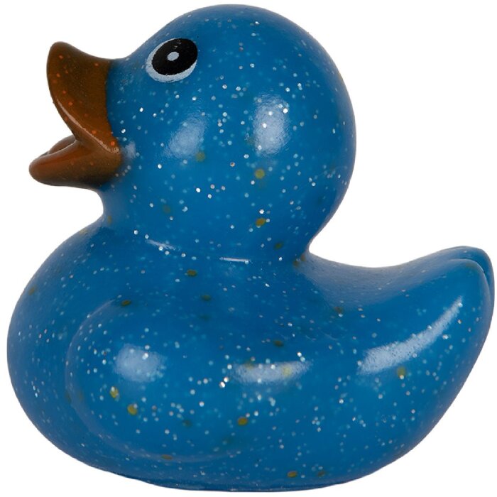 Pato decorativo Clayre & Eef 66342BL 6x6x6 cm