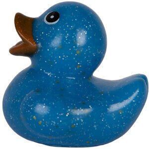 Pato decorativo Clayre & Eef 66342BL 6x6x6 cm