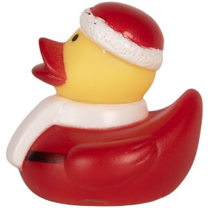Pato decorativo de baño Clayre & Eef 66343 Rojo y Amarillo 6x6x6 cm
