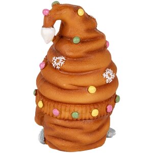 Clayre & Eef 6PR5311 Decoración Gnomo 8x8x13 cm Marrón Azul