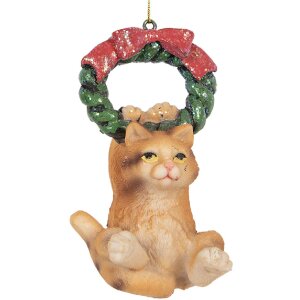 Clayre & Eef 6PR5312 Adorno Colgante Gato 6x5x9 cm...