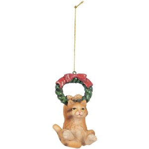 Clayre & Eef 6PR5312 Adorno Colgante Gato 6x5x9 cm...