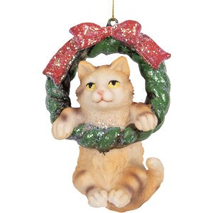 Adorno de gato Clayre & Eef 6PR5314 6x5x9 cm...