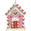 Adorno de Casa Clayre & Eef 6PR5325 6x4x8 cm Rosa, Blanco, Rojo, Negro
