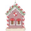Adorno de Casa Clayre & Eef 6PR5325 6x4x8 cm Rosa, Blanco, Rojo, Negro