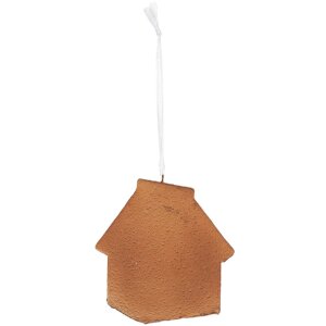 Adorno de Casa Clayre & Eef 6PR5327 9x1x10 cm Blanco Marrón