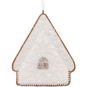 Clayre & Eef 6PR5328 Adorno Casa 9x1x10 cm Blanco...