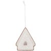 Clayre & Eef 6PR5328 Adorno Casa 9x1x10 cm Blanco Marrón