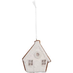 Adorno Casa Clayre & Eef 6PR5330 9x1x10 cm Blanco...