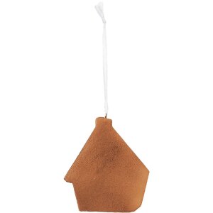 Adorno Casa Clayre & Eef 6PR5330 9x1x10 cm Blanco Marrón
